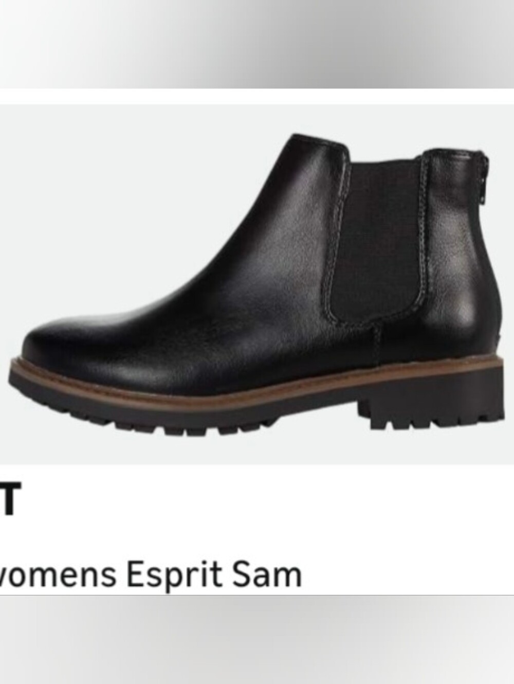 Women's Black Ankle Boots Size 8